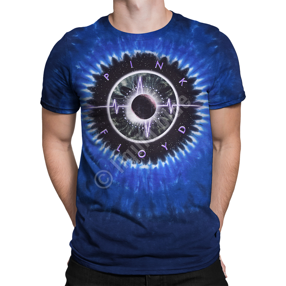 A-Lab Go With The Flow Purple & Blue Tie Dye T-Shirt