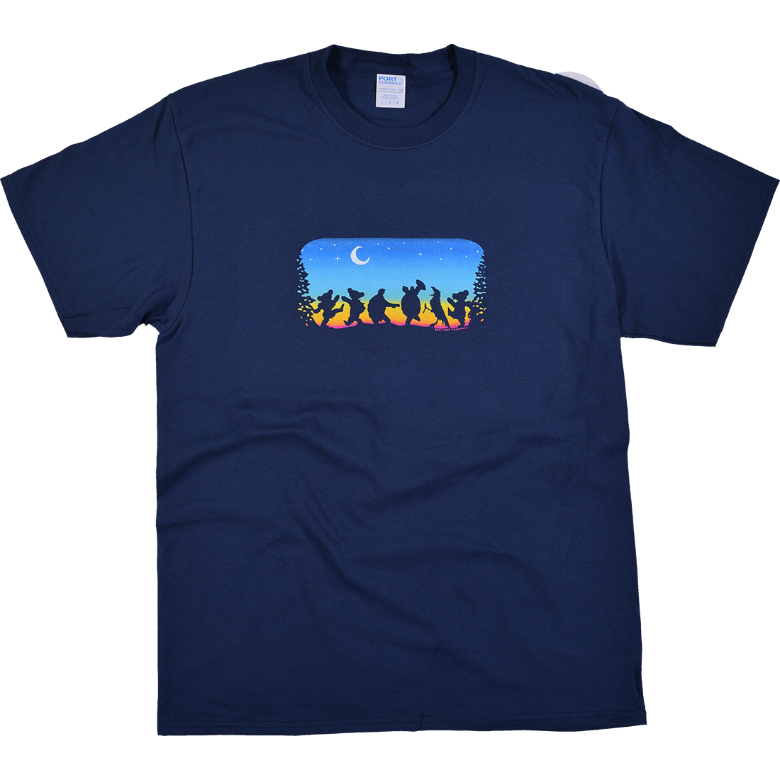 Grateful Dead Men's GD On-Deck Slim Fit T-Shirt Navy, Size: 2XL, Blue