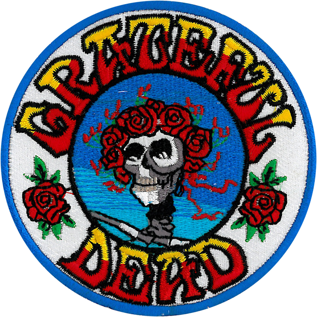 The Band Grateful Dead Dog Tees - Skulls & Roses