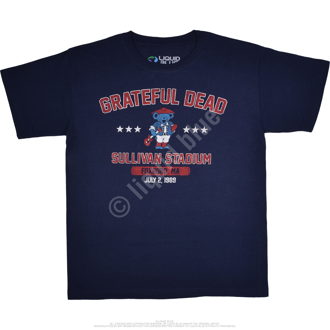 Men's San Francisco Giants Homage Heathered Gray Grateful Dead Tri-Blend T- Shirt