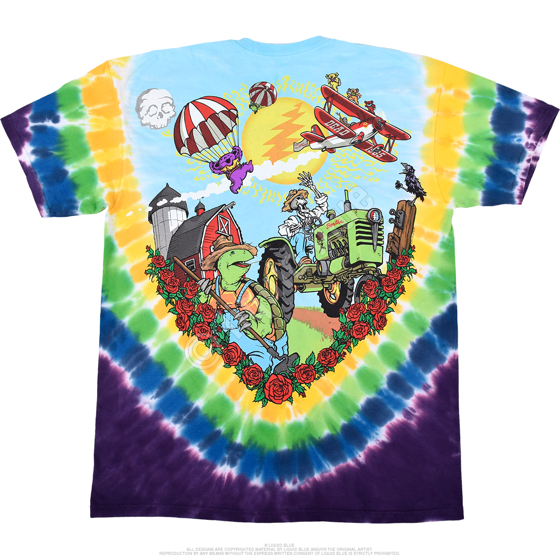 Vintage Liquid Blue - Grateful Dead Tee Shirt