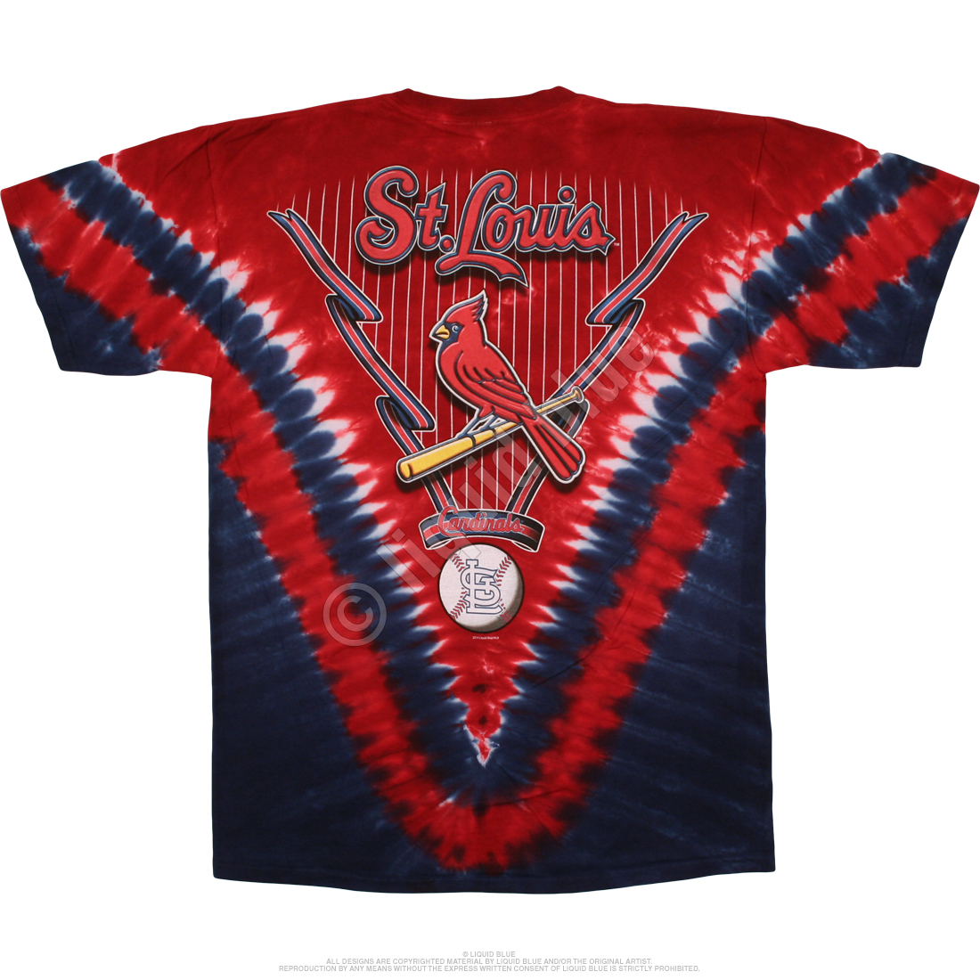 St. Louis Cardinals Camo Tie Dye T-Shirt