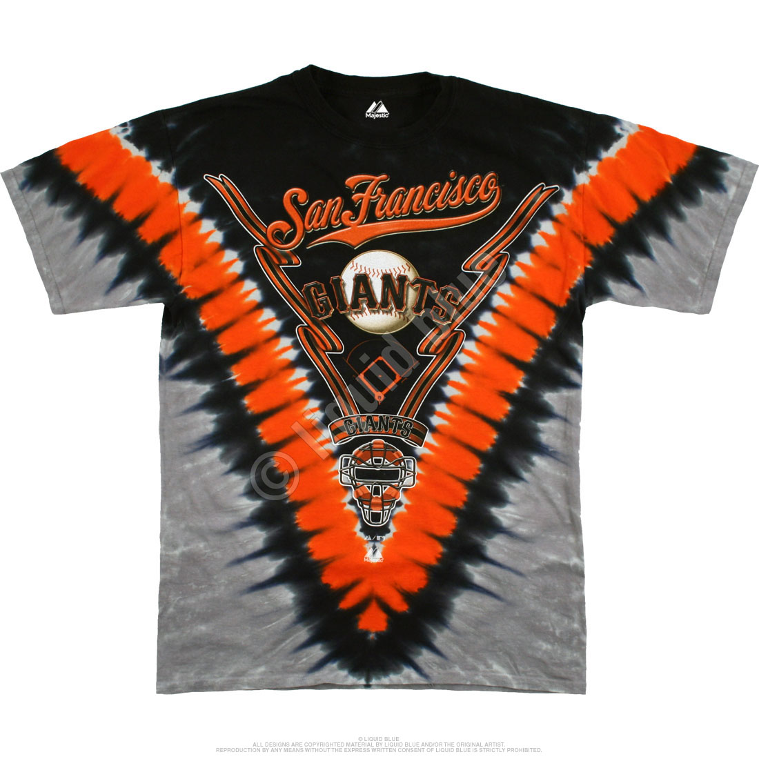 Giants Tie Dye Short Sleeve Tee