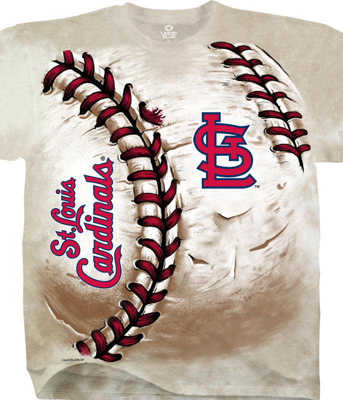 Liquid Blue Athletic T-Shirt  St. Louis Cardinals Steal Your Base Red  Athletic T-Shirt - Men ~ Cherry Art Editions