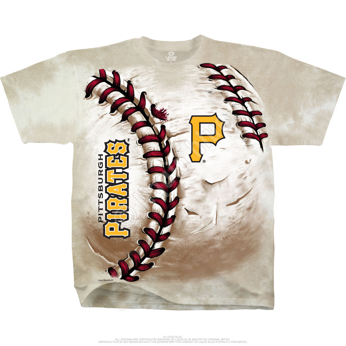 Pittsburgh Pirates Hardball Tie-Dye T-Shirt