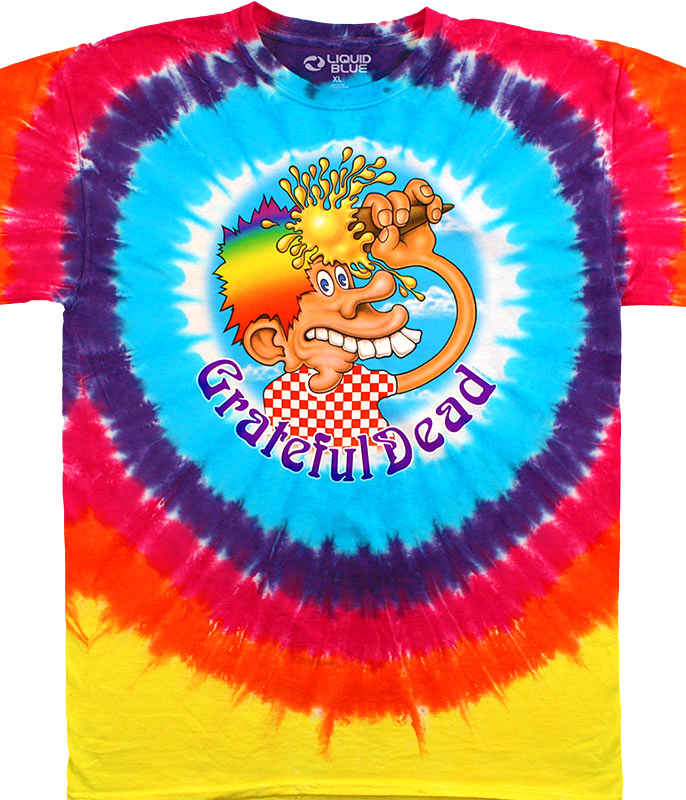 Truckin' toddler youth kids tie-dye t-shirt - Grateful Dead hippie kids