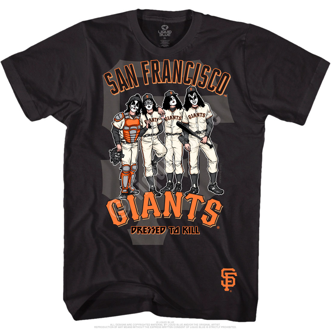 San Francisco Giants White and Black Jersey Youth Large