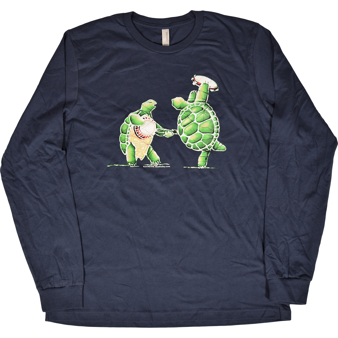 Grateful Dead Terrapin Station Tie-Dye Long Sleeve T-Shirt Tee Liquid Blue