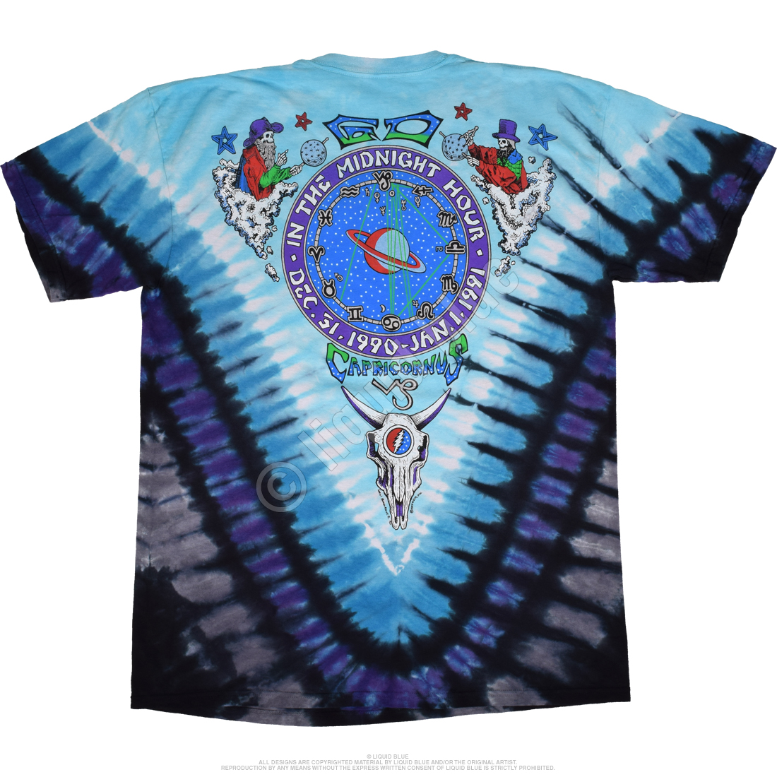 GRATEFUL DEAD - JEWEL TIE DYE T-SHIRT – Rock Hall Shop