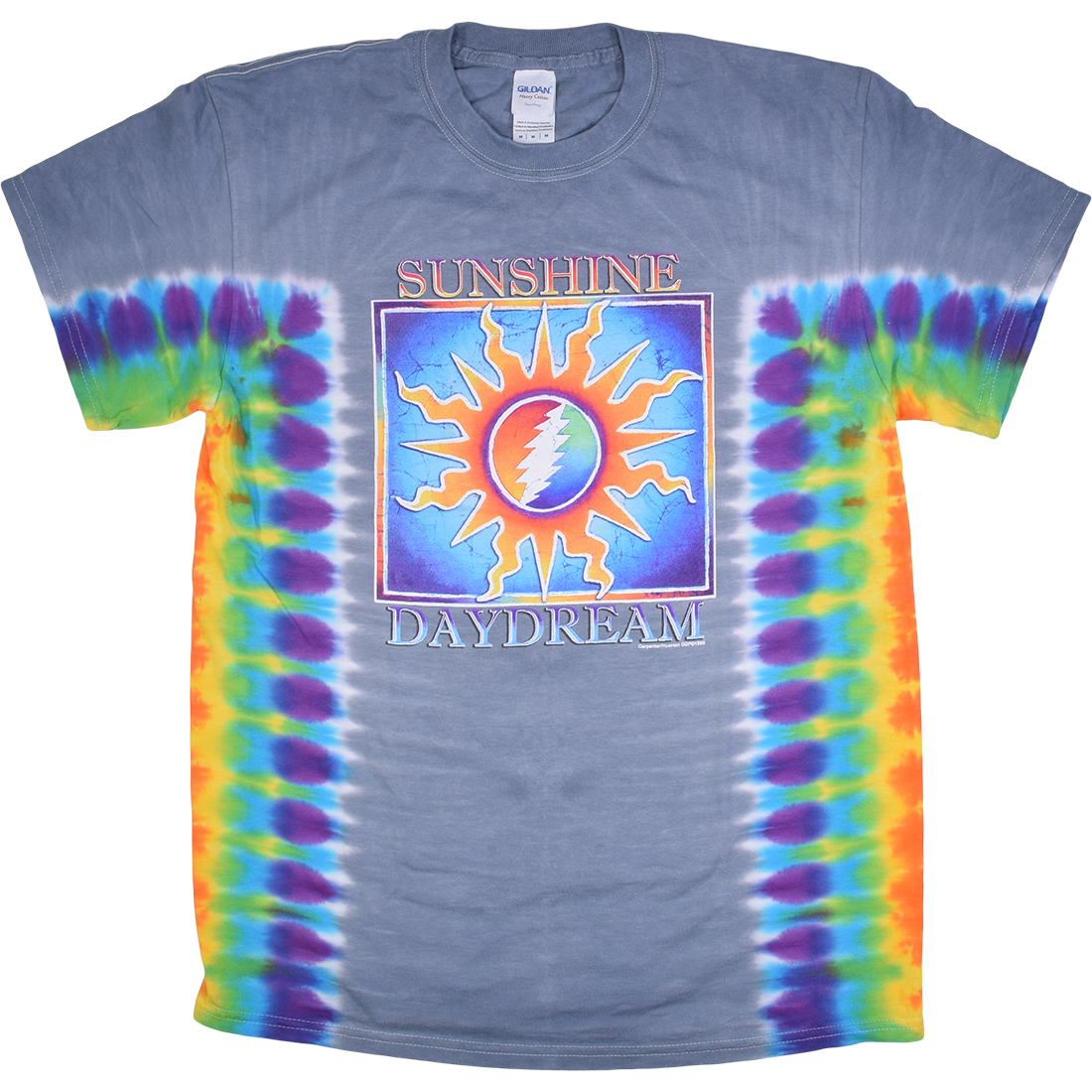 Grateful Dead Sunshine Daydream Tie-Dye T-Shirt Tee Liquid Blue