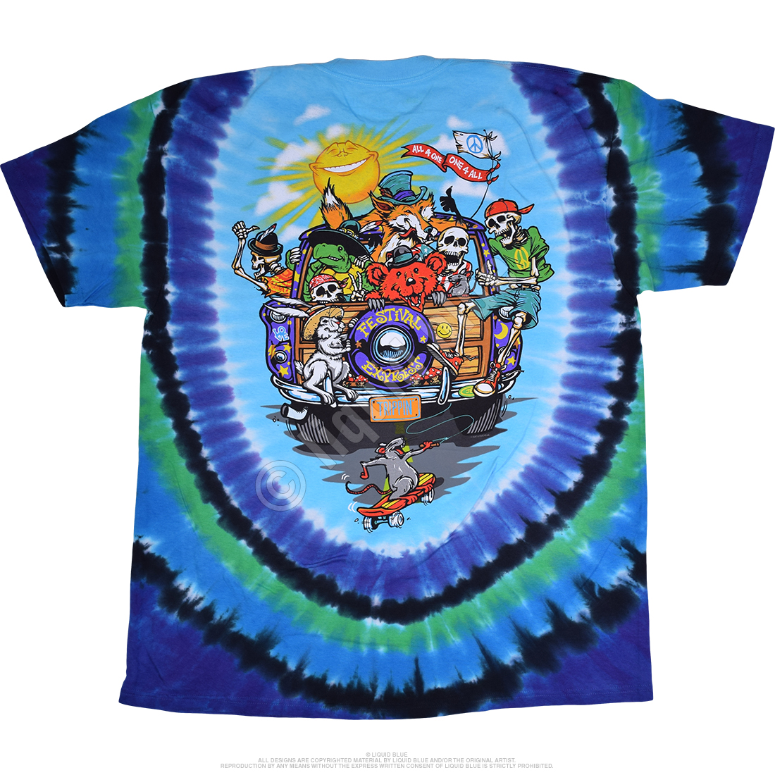 Liquid Blue Youth  Atlanta Braves Youth Throwback Tie-Dye T-Shirt - Kids ~  Cherry Art Editions