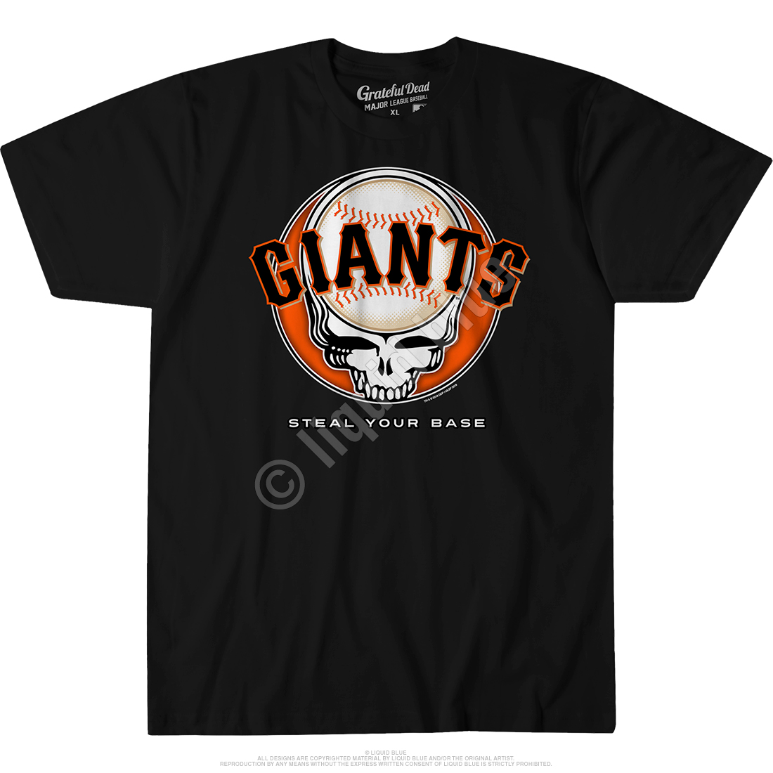 San Francisco Giants MLB Baseball Jersey Shirt Skeleton - Bluefink