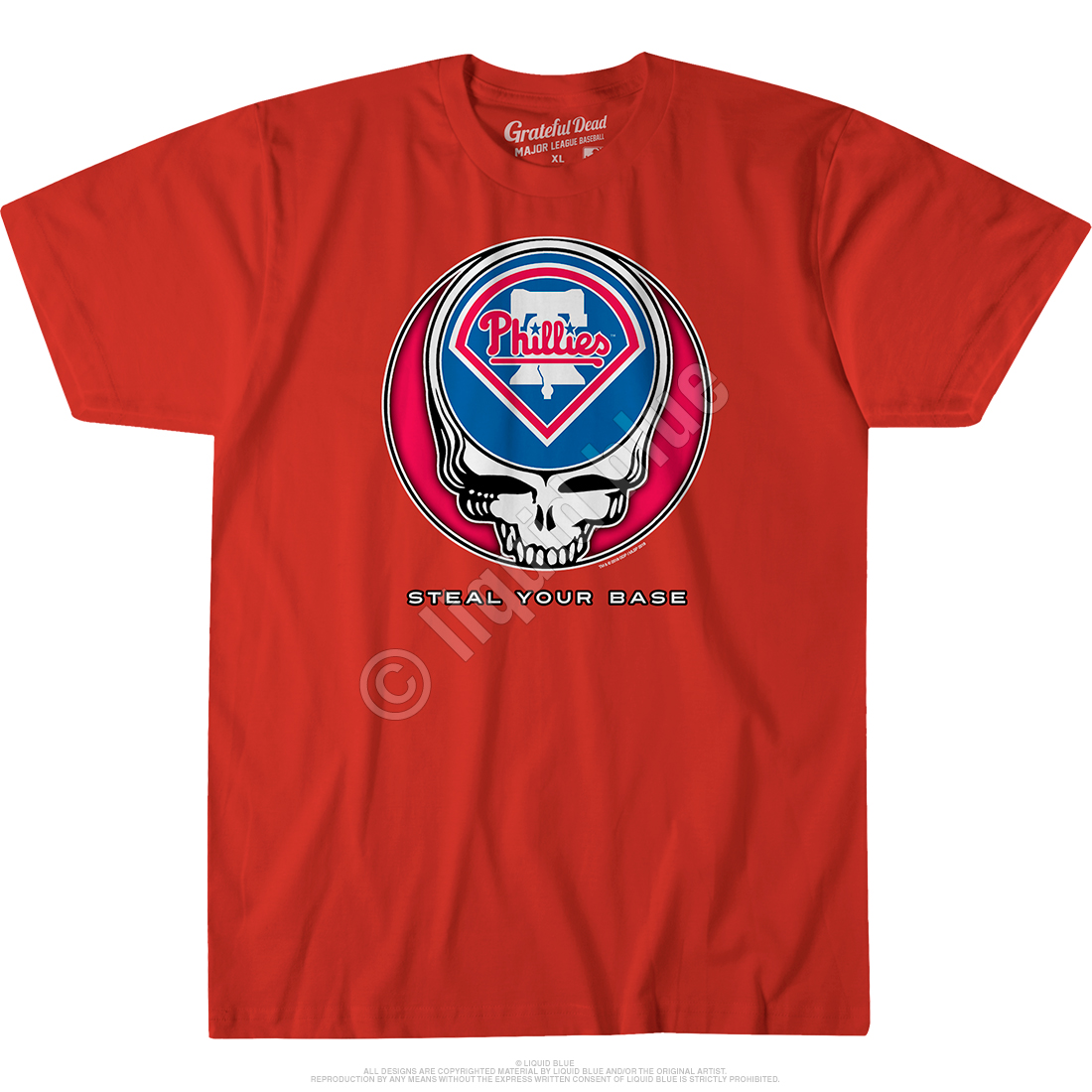 Philadelphia Phillies The Grateful Dead Baseball MLB Mashup