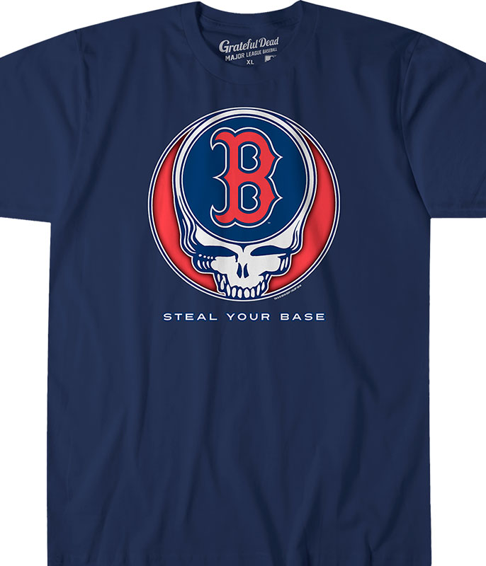 Grateful Dead Steal Your Face Boston Red Sox T-Shirt – Draw The Line Apparel