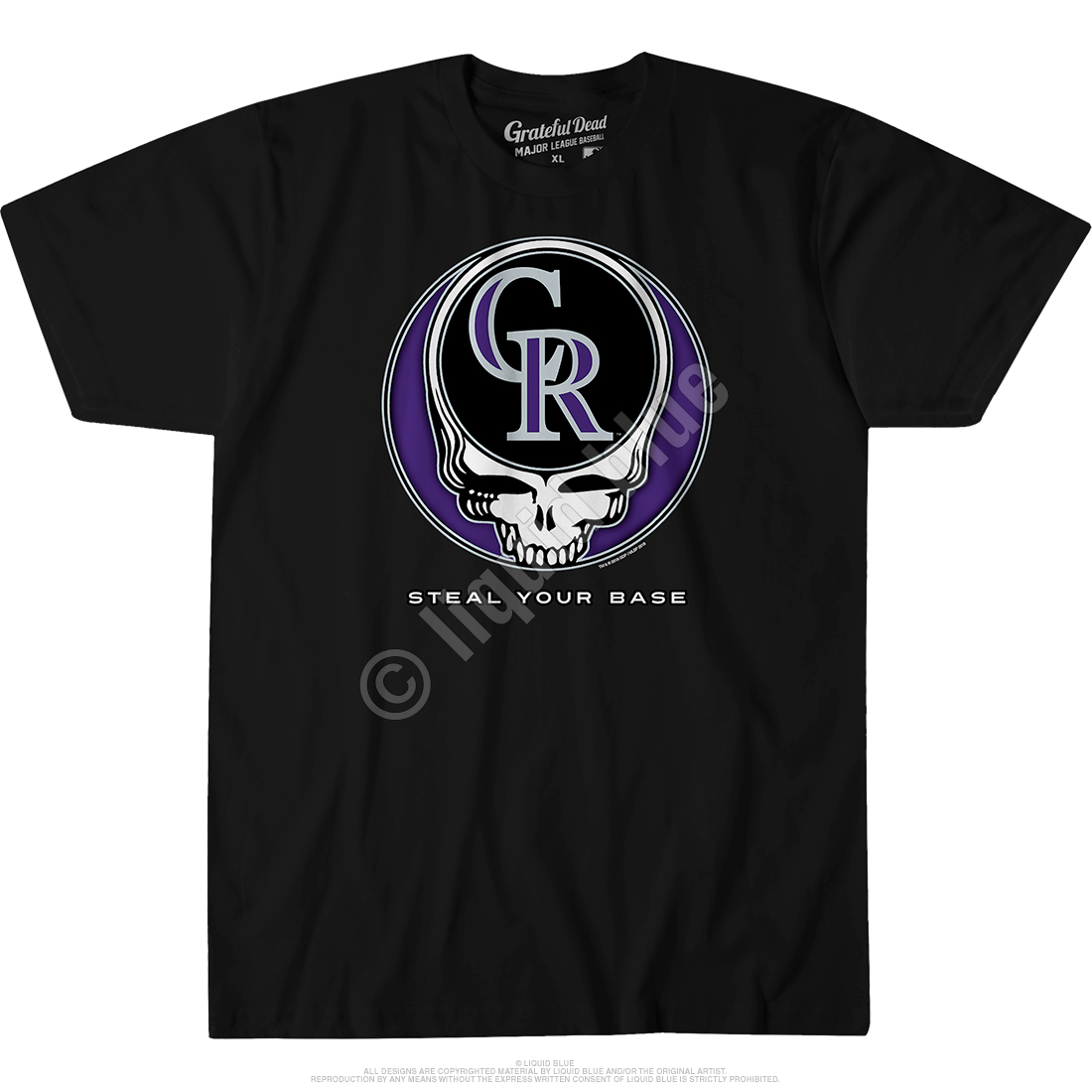 Colorado Rockies Collection Distressed Rock T Shirt - Bring Your