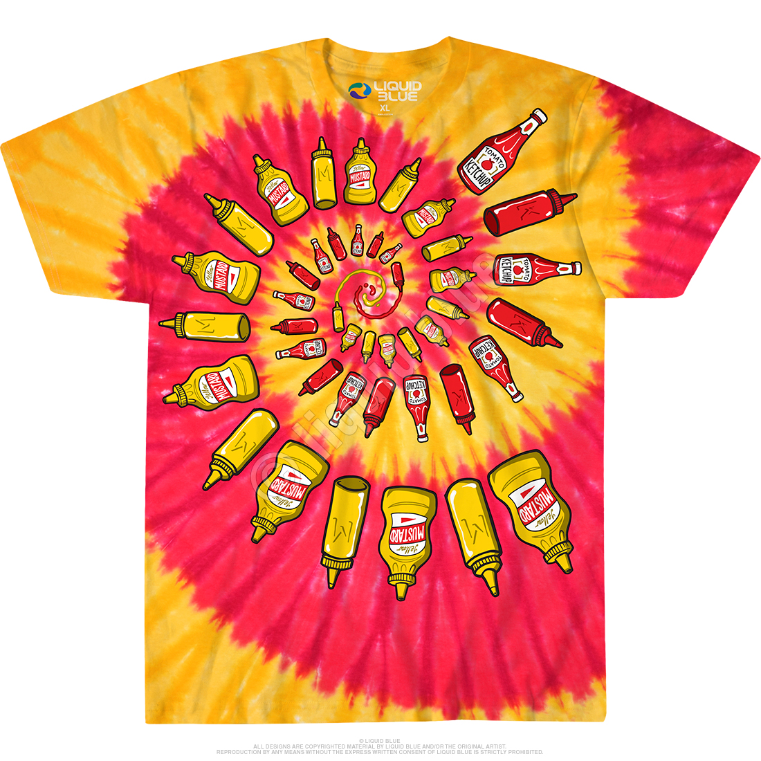 Popsicle Spiral Tie-Dye T-Shirt