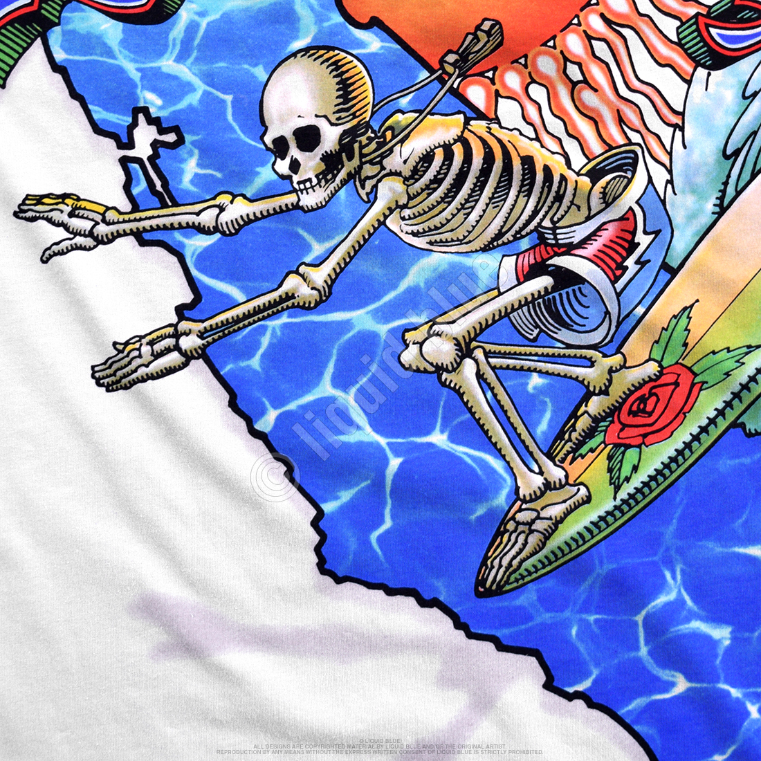 Grateful Dead Surf Skeleton Crew T-Shirt