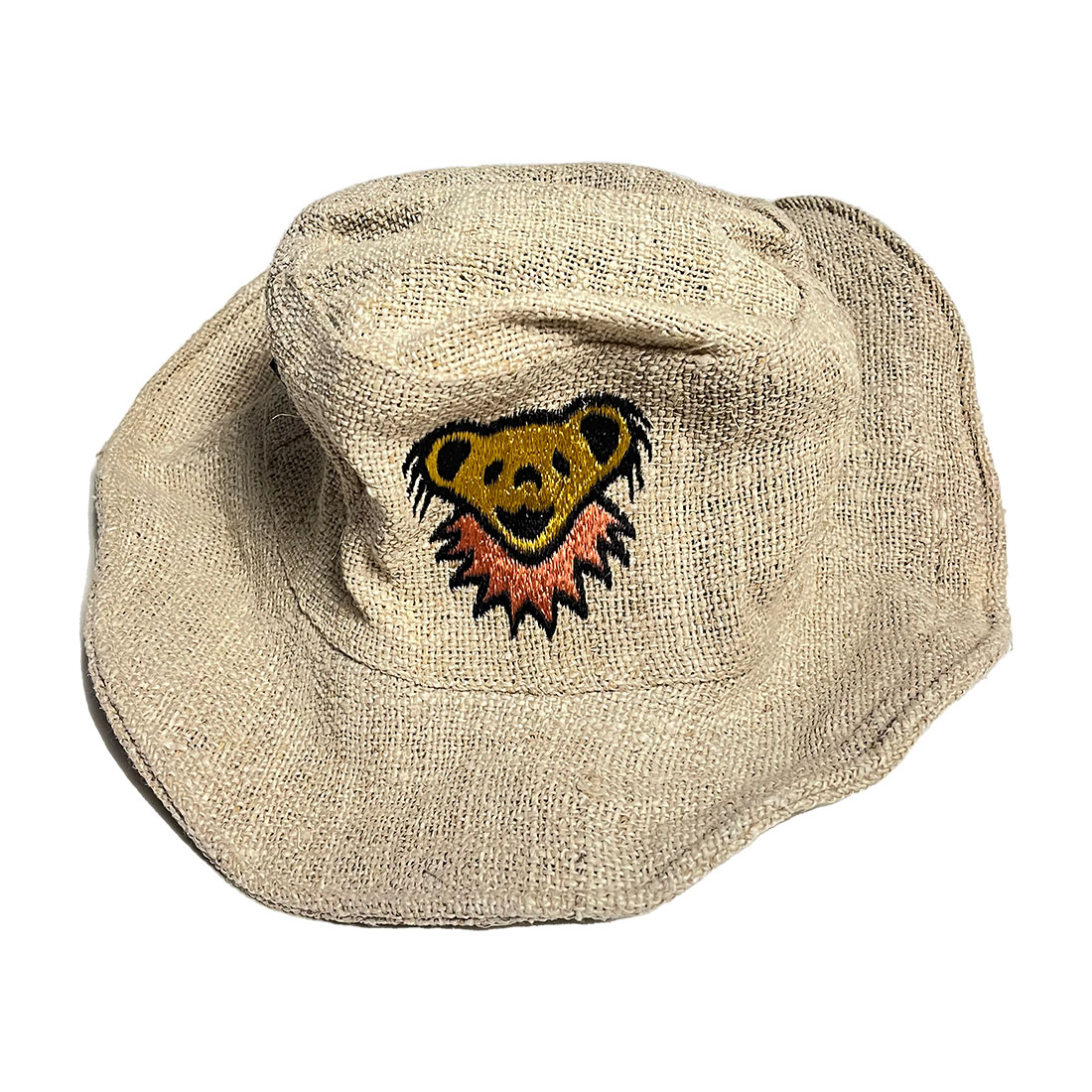 Grateful Dead Dancin Bear Tie-Dye Blue Bucket Hat Liquid Blue