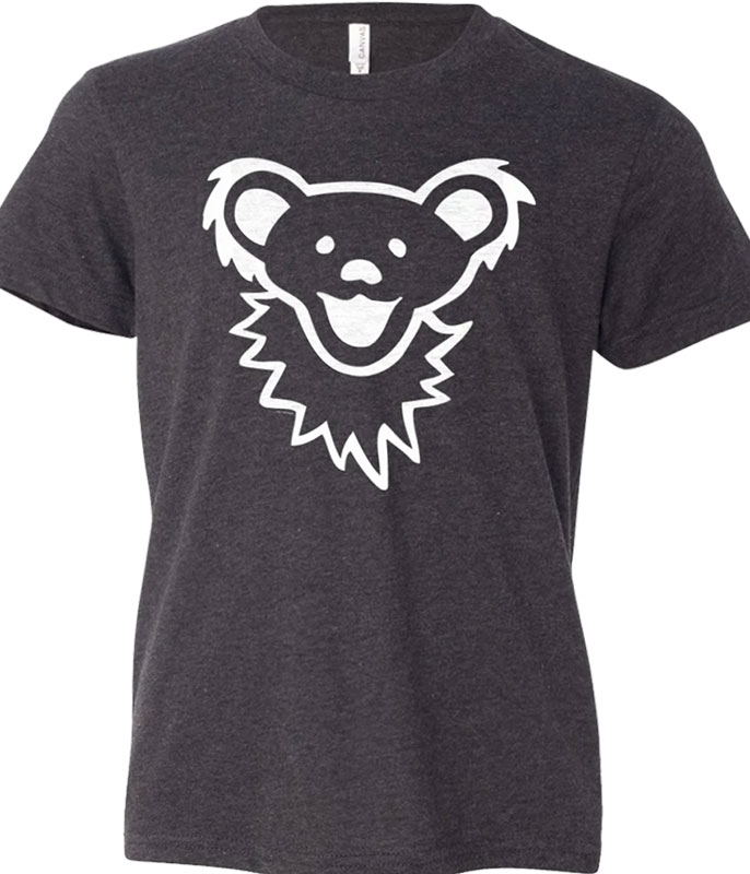 Cute Bear Face Black Shirt