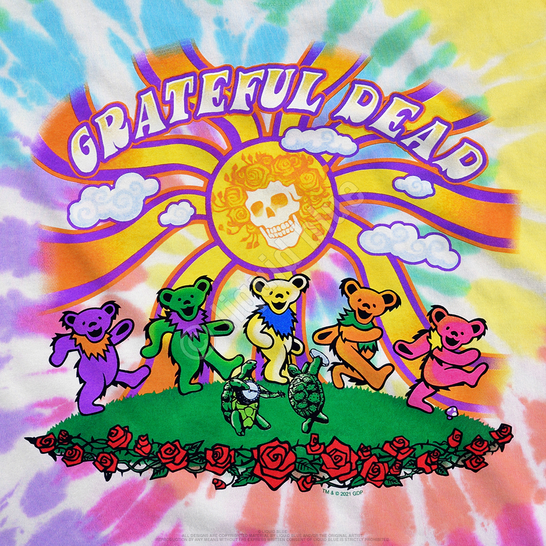 Grateful Dead Kids Dancing Bears Tie Dye at Sunshine Daydream