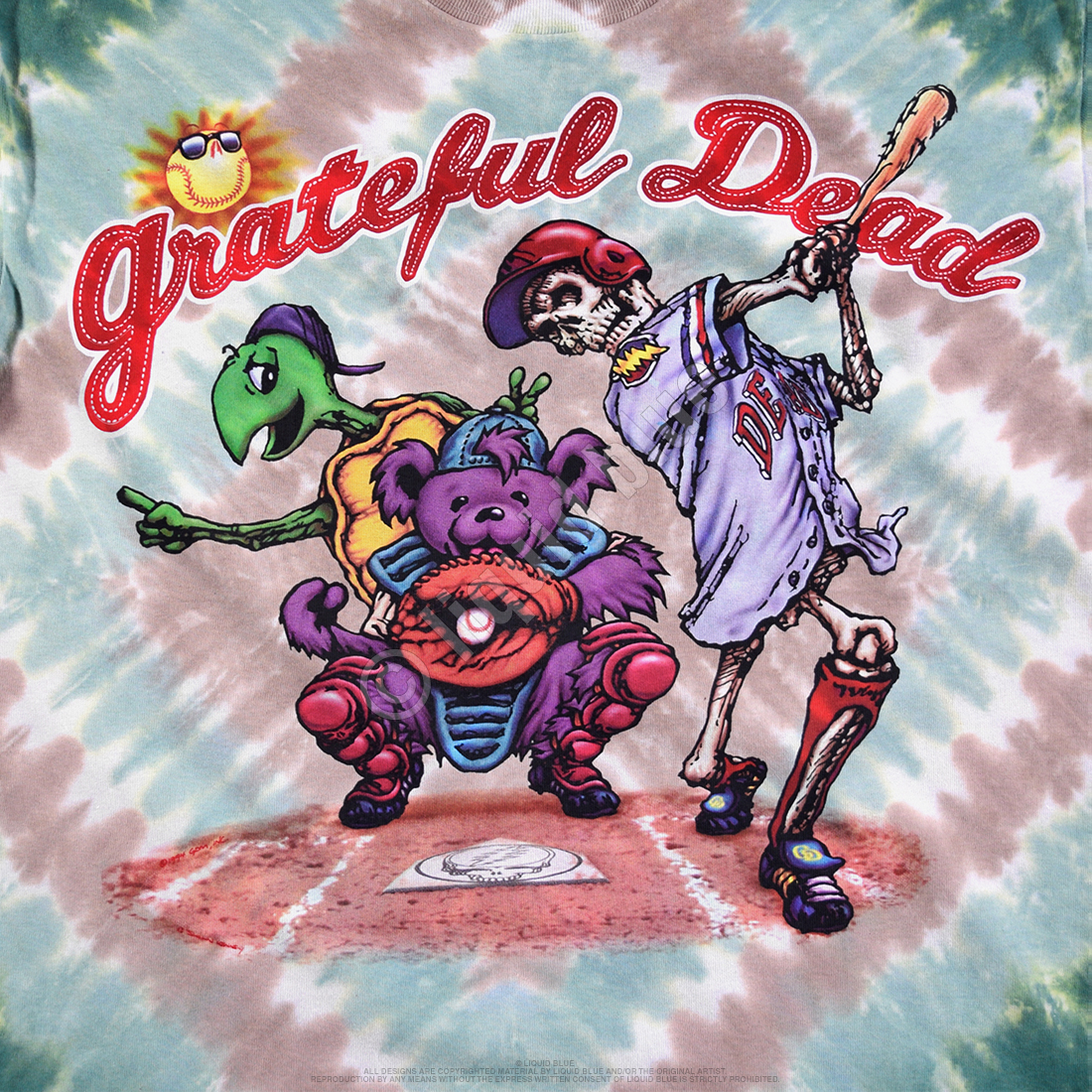 liquidblue.com - 1994's Grateful Dead™' Spring Training Steal Your Base  returns in-stock now! Same quality sold in parking lots of each show!    ORDER NOW! • Plus