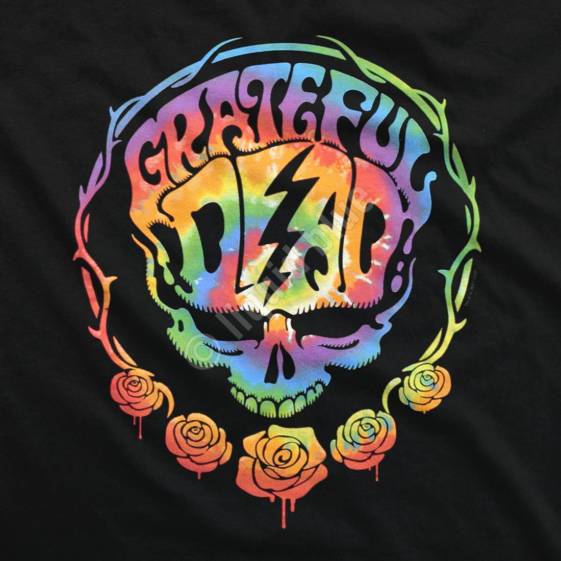 GRATEFUL DEAD-CALIFORNIA SURFER-SKELETON-ROSE-T SHIRT S-M-L-XL-2X,6X Garcia