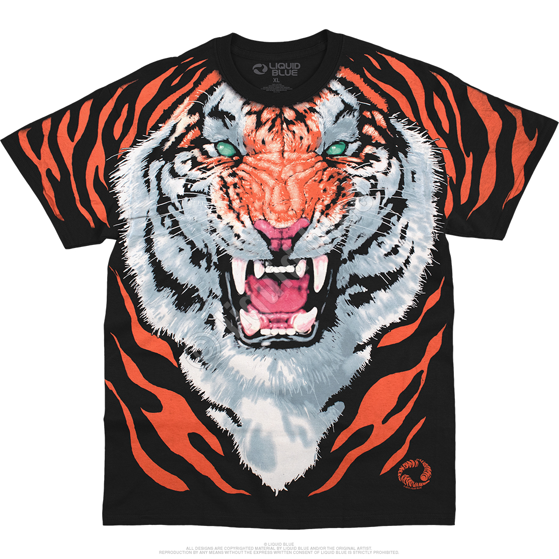 Japanese Tiger Jersey Sport T-Shirt - Wild Animal T-Shirt - Digital Art  Sport Tee - Black, S