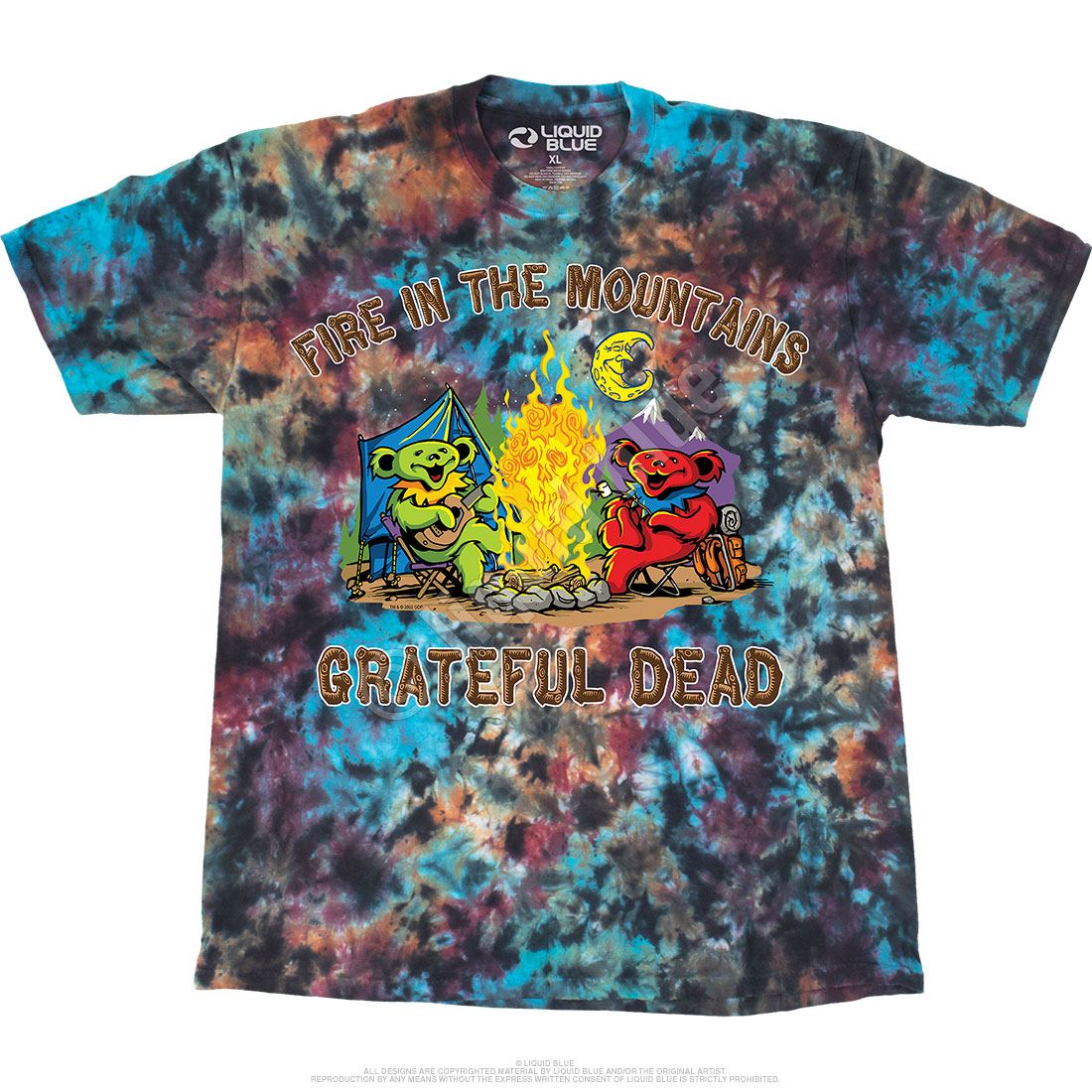 Sundog Grateful Dead Fire on The Mountain Shirt Medium