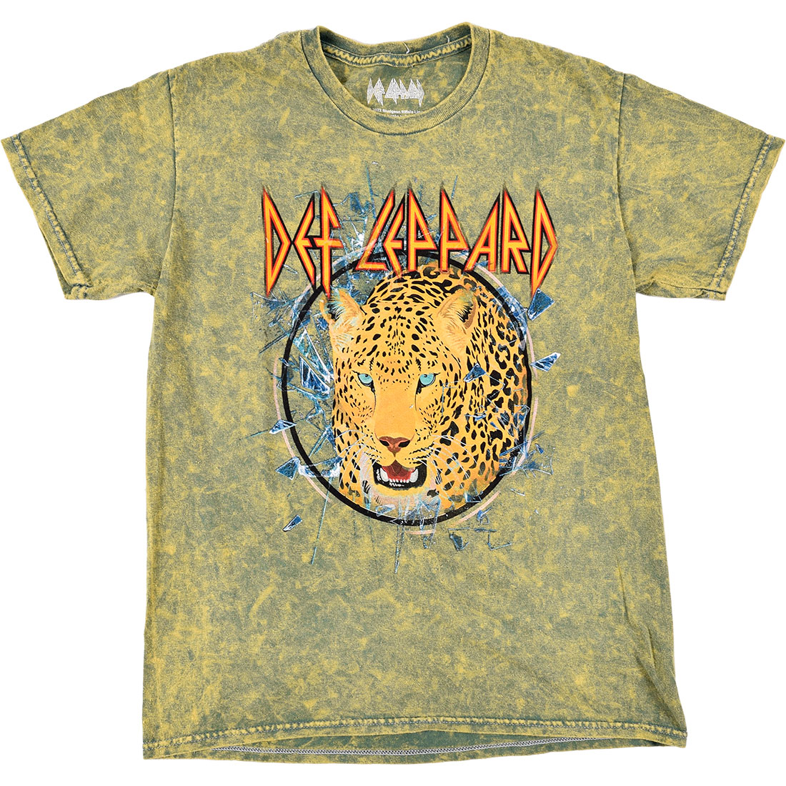 Plus Size Tie Dye Def Leppard License T-shirt