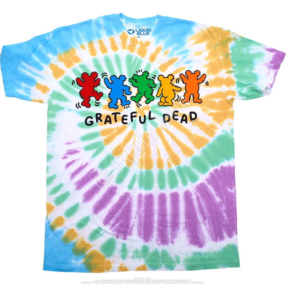 Grateful Dead Trail Walk Tie-Dye T-Shirt - 6XL