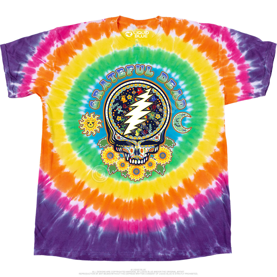 Grateful Dead Steal Your Face Day Of The Dead T-Shirt Tee by