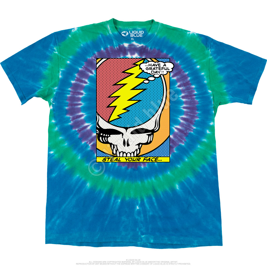 Grateful Dead Steal Your Face Boston Red Sox T-Shirt