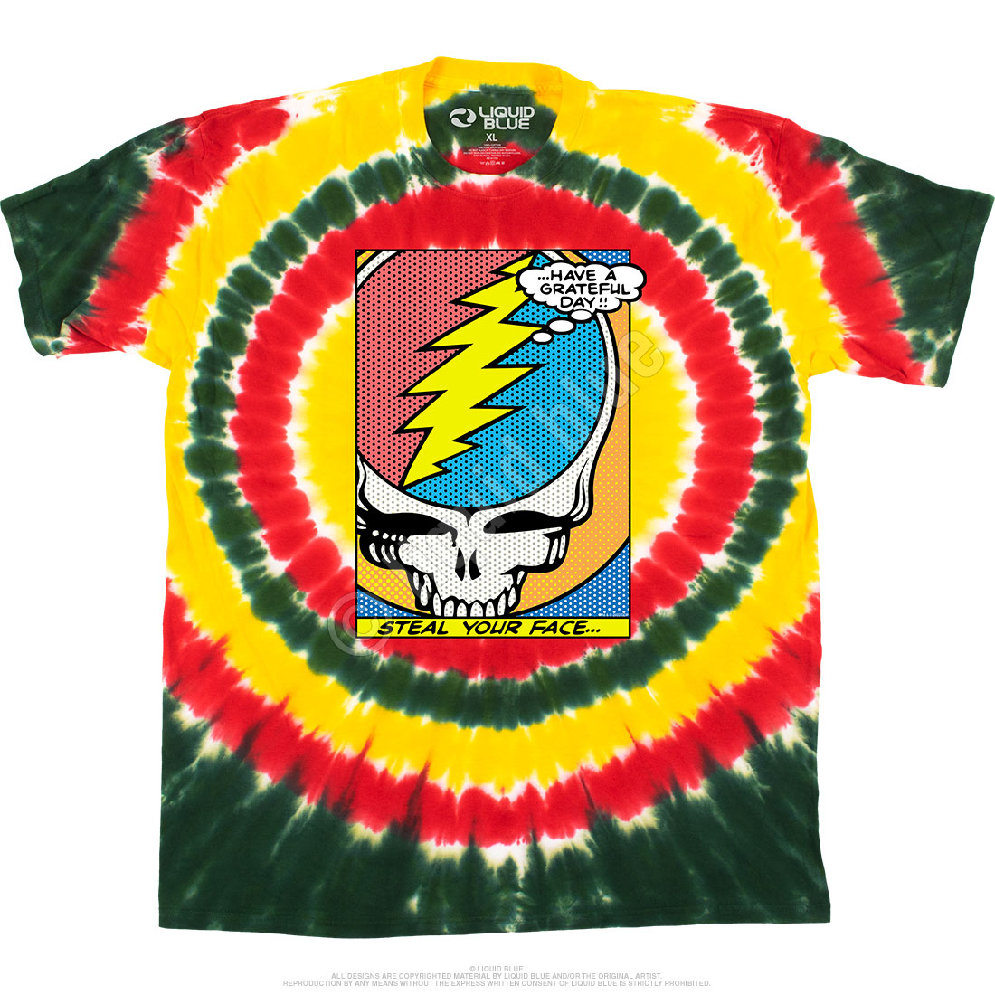 Atlanta Braves Grateful Dead Steal Your Face Shirt - High-Quality