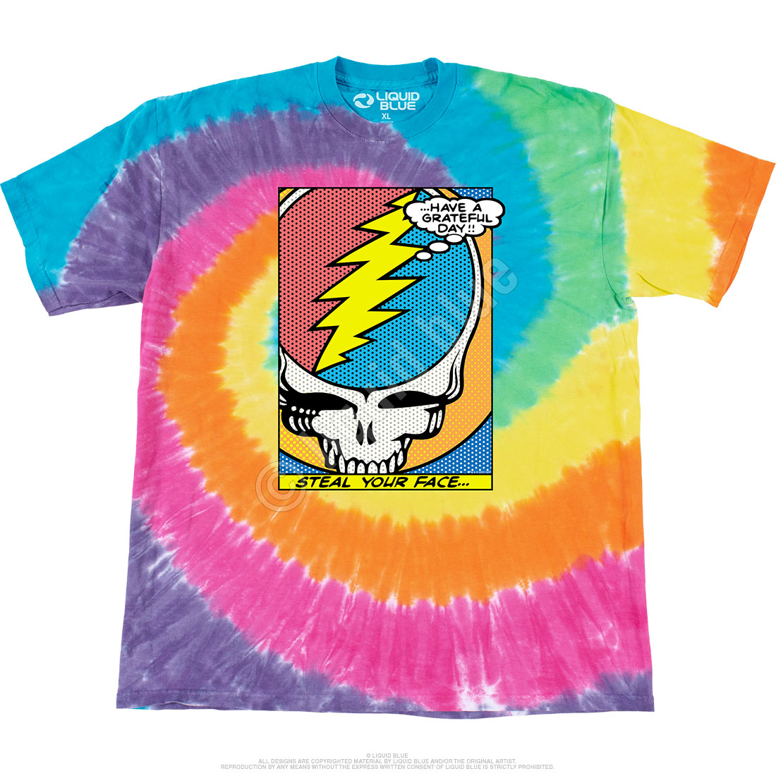 Atlanta Braves Grateful Dead Steal Your Face Shirt - High-Quality