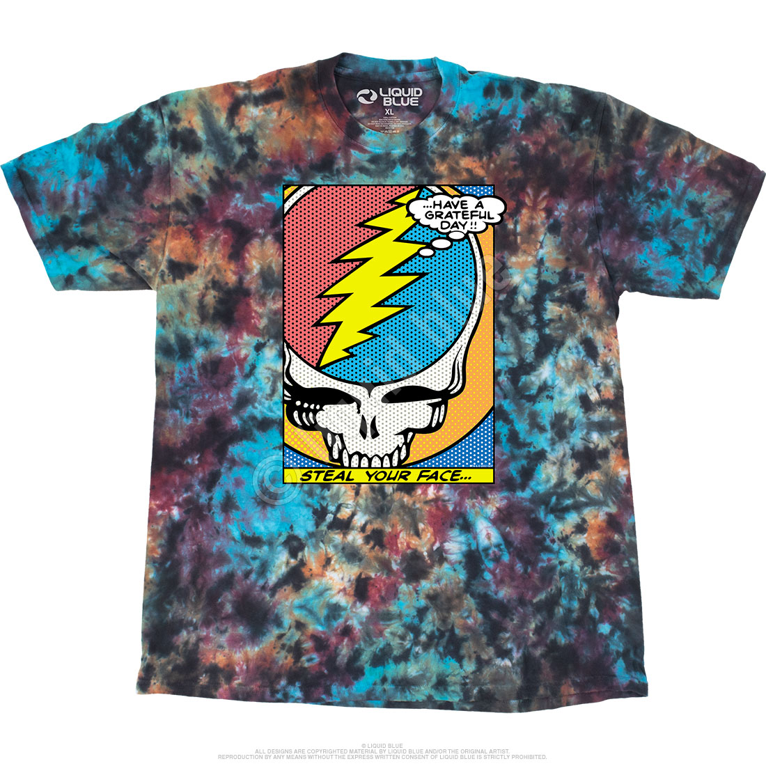 Atlanta Braves Grateful Dead Steal Your Face Shirt - High-Quality