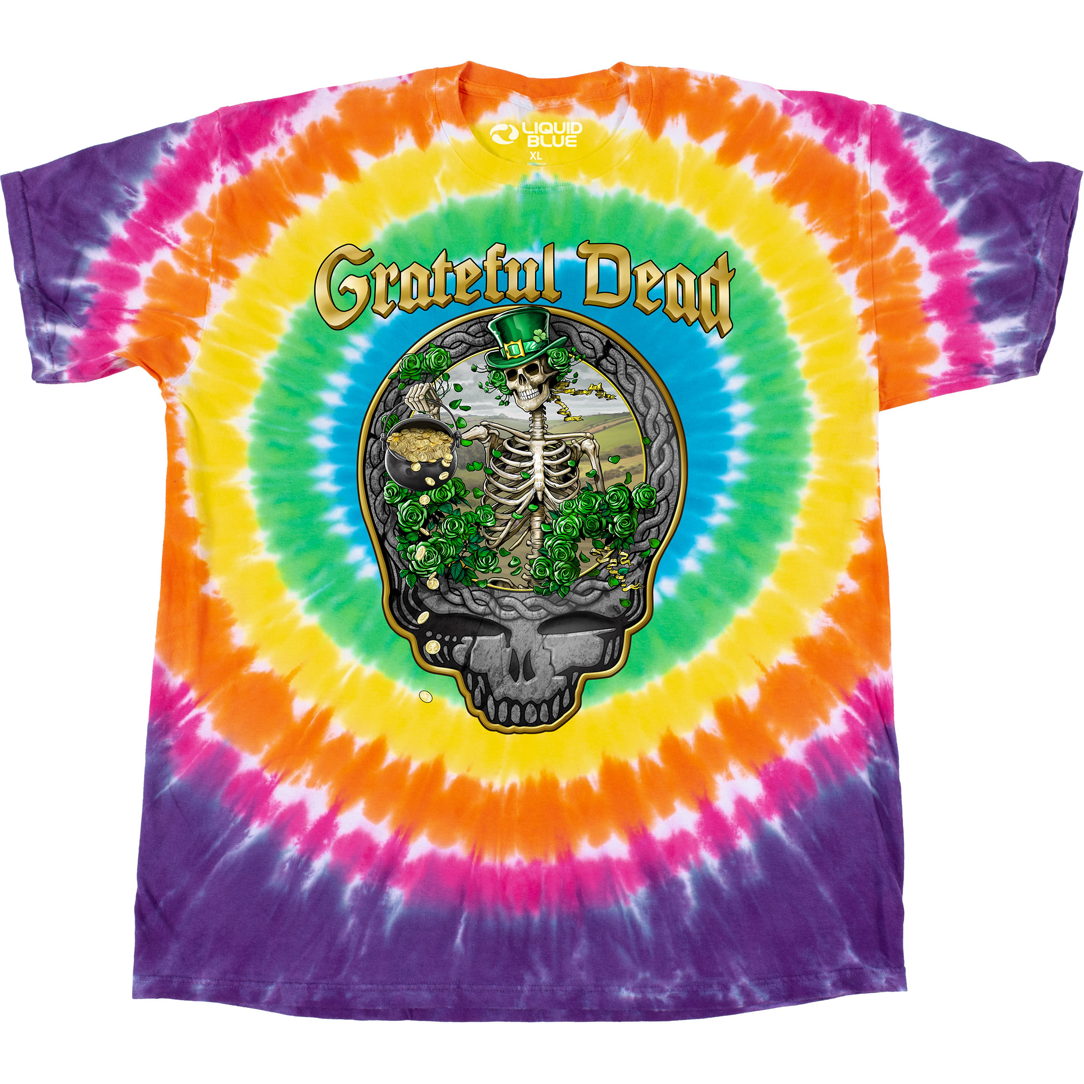 Liquid Blue Men Liquid Blue Grateful Dead Bertha '77 Tee Grey SM