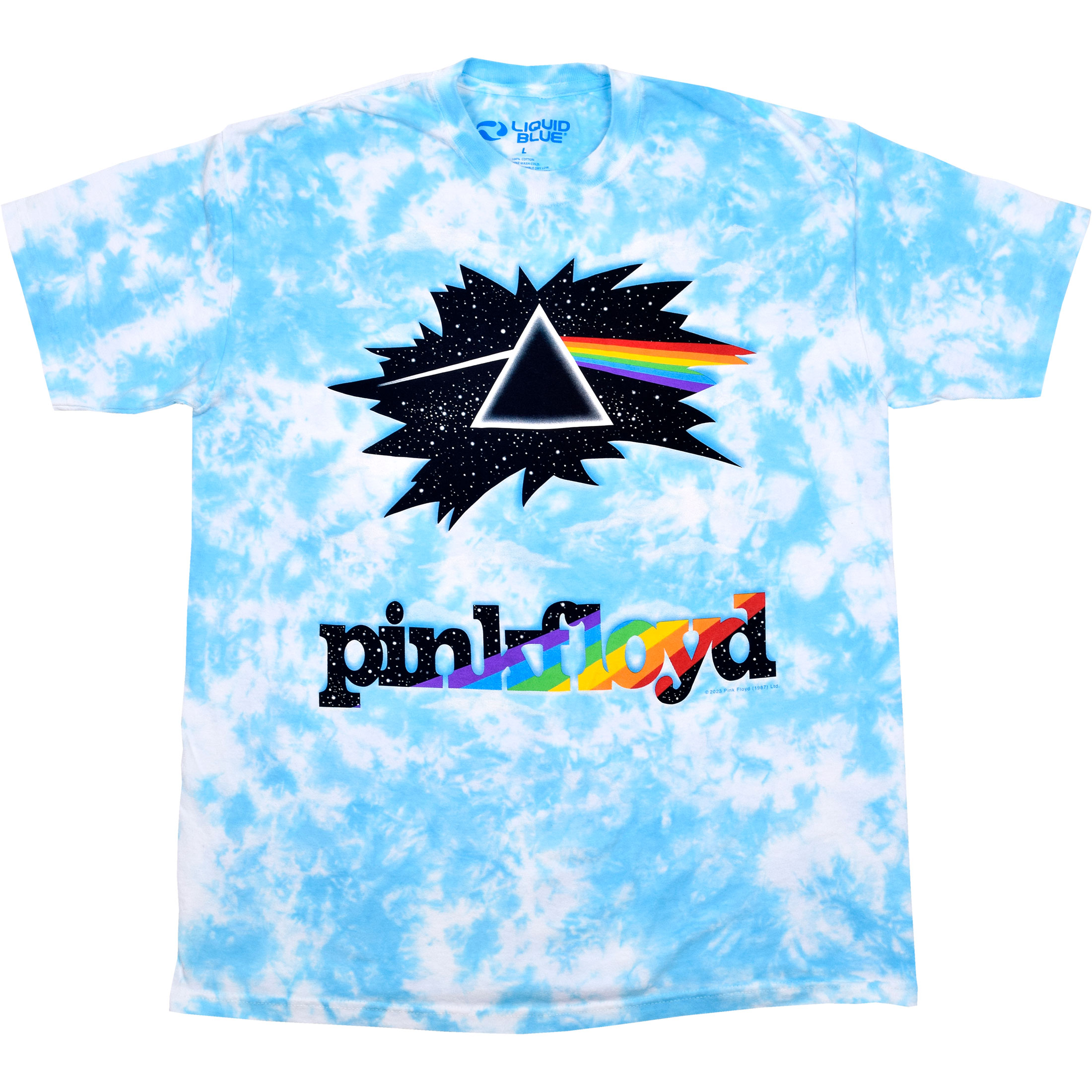 Pink Floyd Vintage 1994 Dark Side Of The Moon Tie-Dye T-Shirt Tee