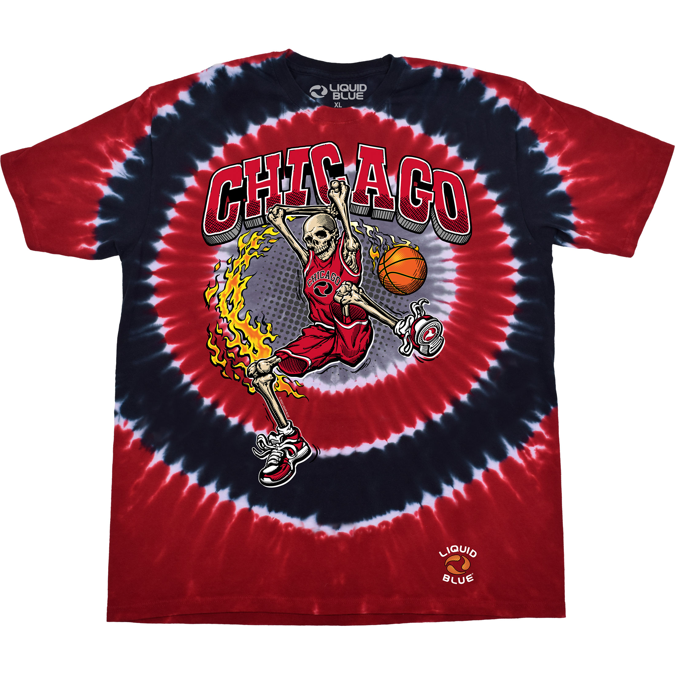 Chicago Bulls Youth Tie Dye T-Shirt