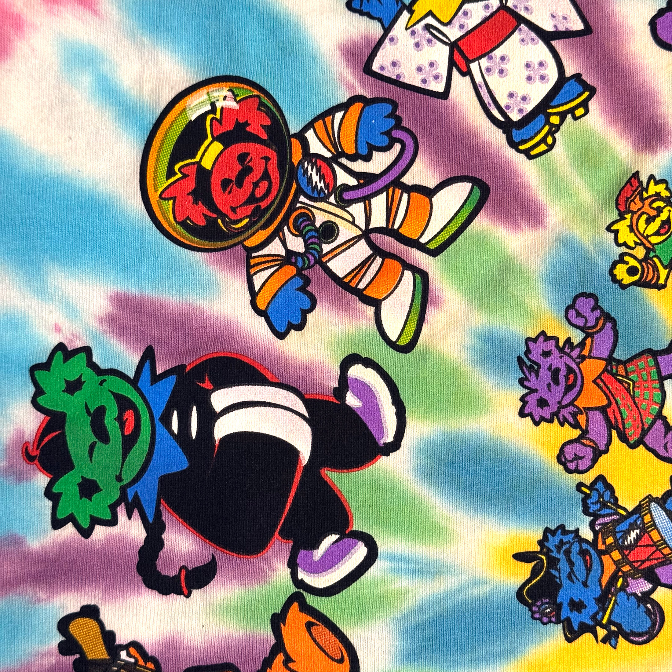 Grateful Dead Bears Through The Ages Tie-Dye T-Shirt Tee