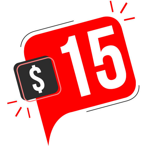 $15