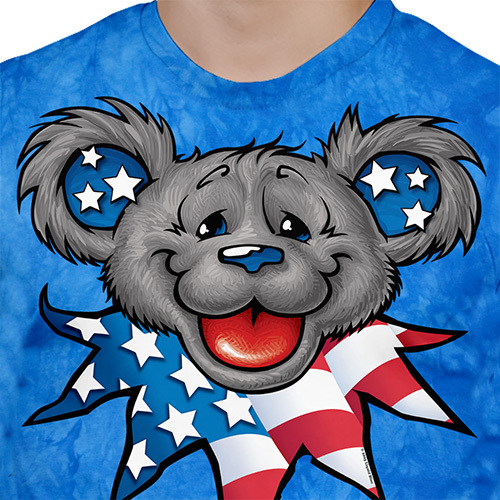 GRATEFUL DEAD PATRIOT BEAR HEAD