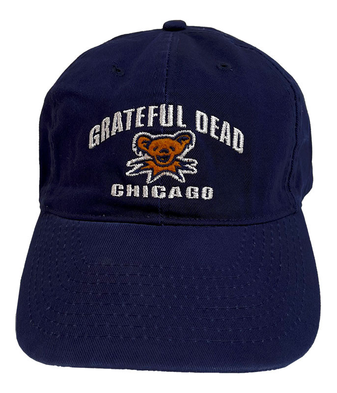 Grateful Dead Chicago 95 Navy Hat Liquid Blue