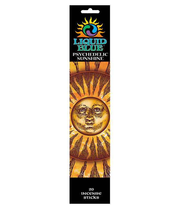 Space Psychedelic Sunshine Incense Pack Liquid Blue