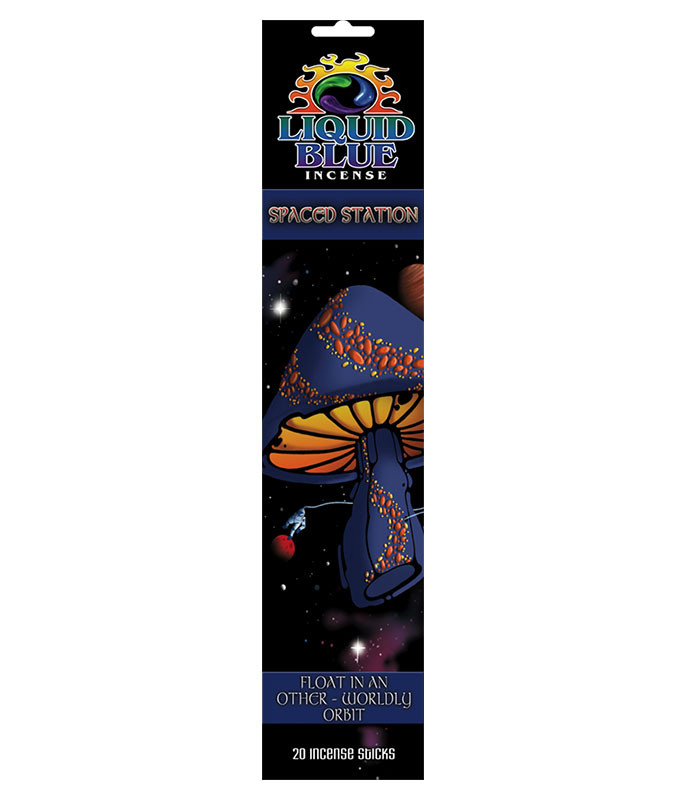 Light Fantasy Mystical Spaced Station Incense Pack Liquid Blue