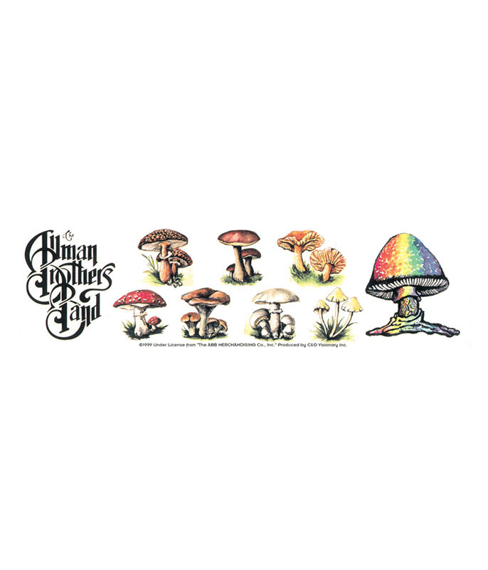 Allman Brothers Mushrooms Sticker