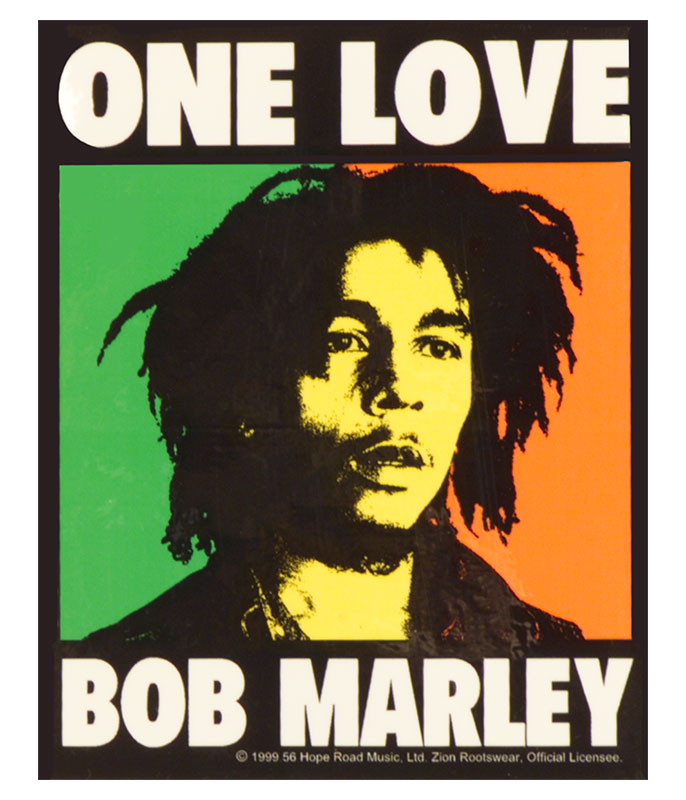 Bob Marley One Love Sticker