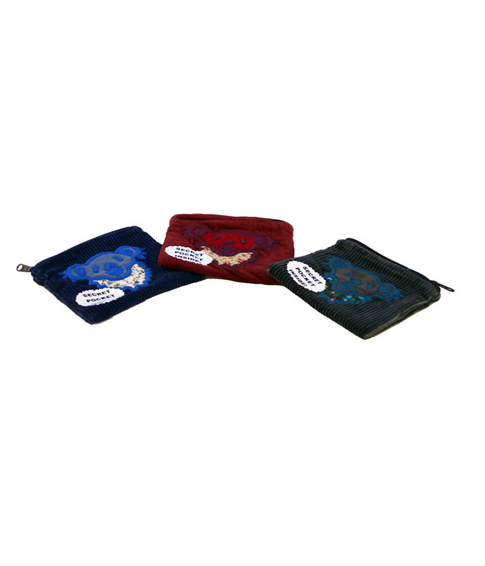 Grateful Dead Dancing Bear Coin Purse Assorted