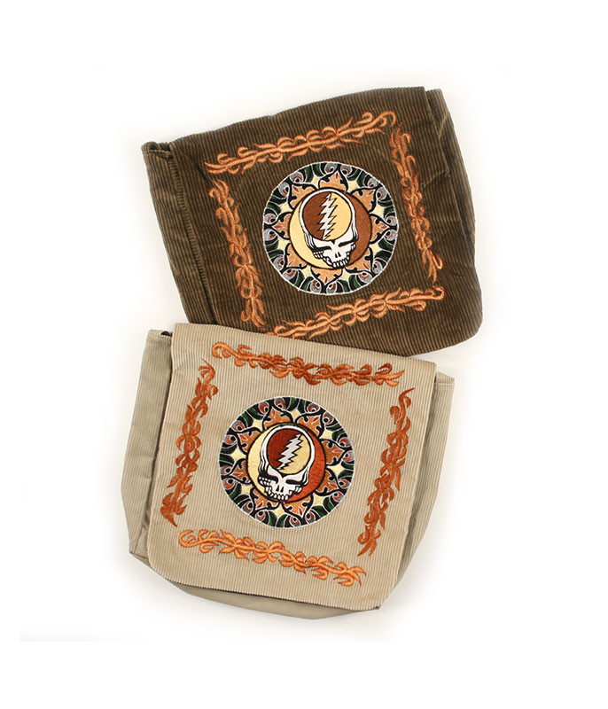 Grateful Dead Steal Your Face Embroidered Tote Assorted Bag