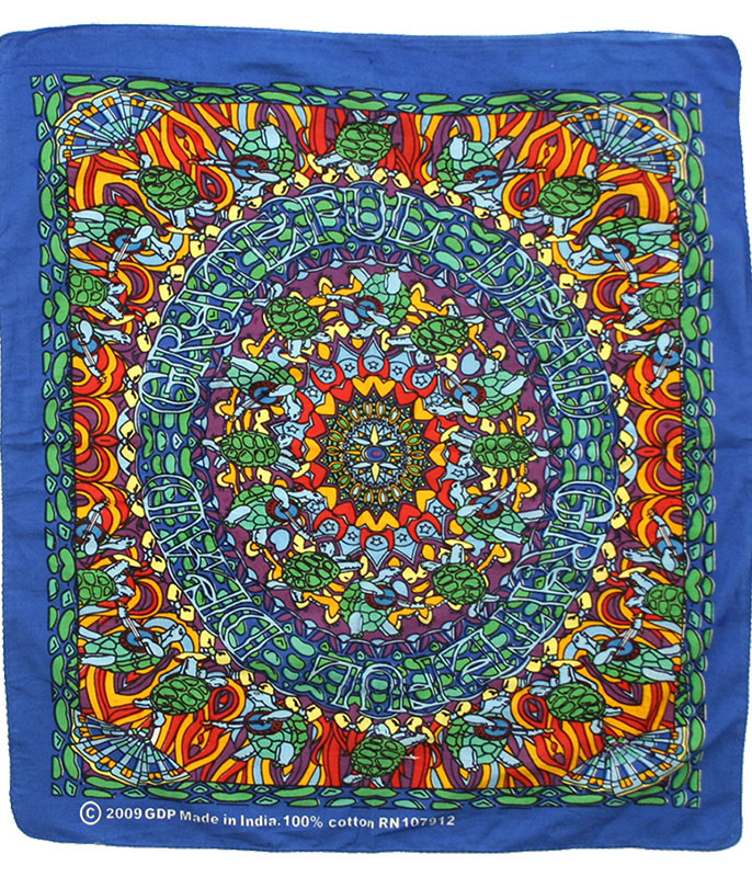 Grateful Dead Terrapin Dance Bandana Blue