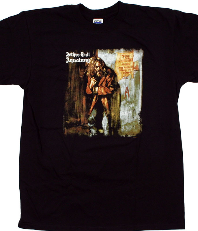 Jethro Tull Aqua Lung Black T-Shirt Tee